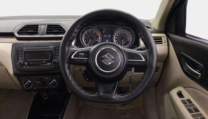 2017 Maruti Dzire VXI AMT, Petrol, Automatic, 81,379 km, Steering Wheel Close Up