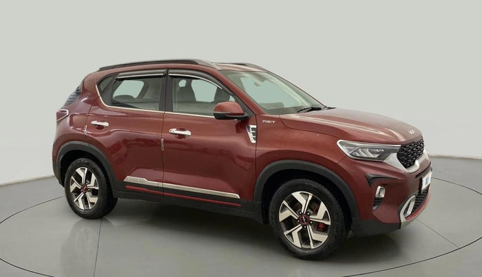 2023 KIA SONET GTX PLUS 1.0 TURBO PETROL DCT, Petrol, Automatic, 17,831 km, Right Front Diagonal