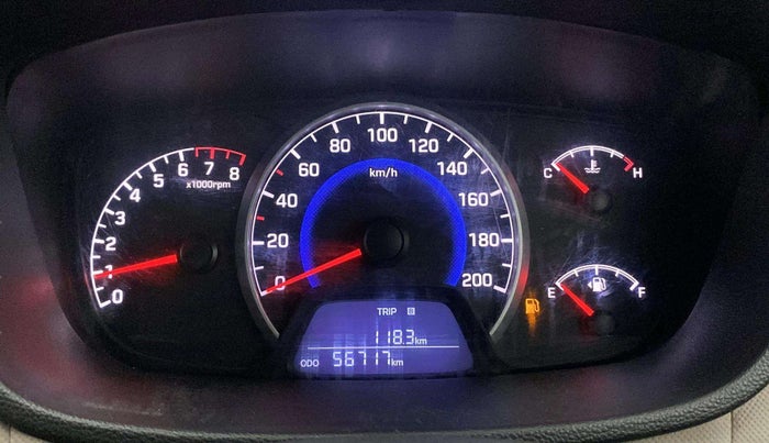 2018 Hyundai Grand i10 MAGNA 1.2 KAPPA VTVT, Petrol, Manual, 56,677 km, Odometer Image