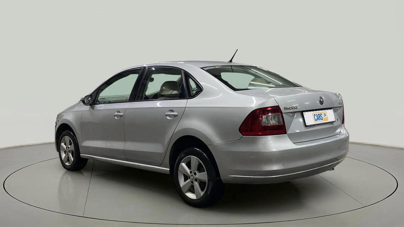 2016 Skoda Rapid 1.5 TDI CR STYLE PLUS AT, Diesel, Automatic, 57,453 km, Left Back Diagonal