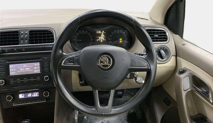 2016 Skoda Rapid 1.5 TDI CR STYLE PLUS AT, Diesel, Automatic, 57,453 km, Steering Wheel Close Up