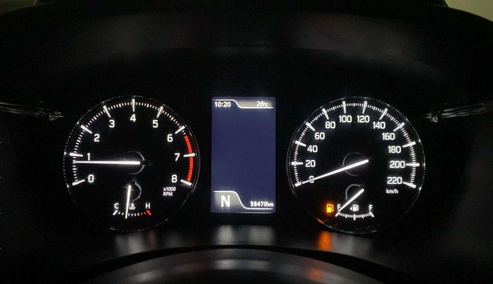 2023 Toyota Glanza V AMT, Petrol, Automatic, 58,438 km, Odometer Image