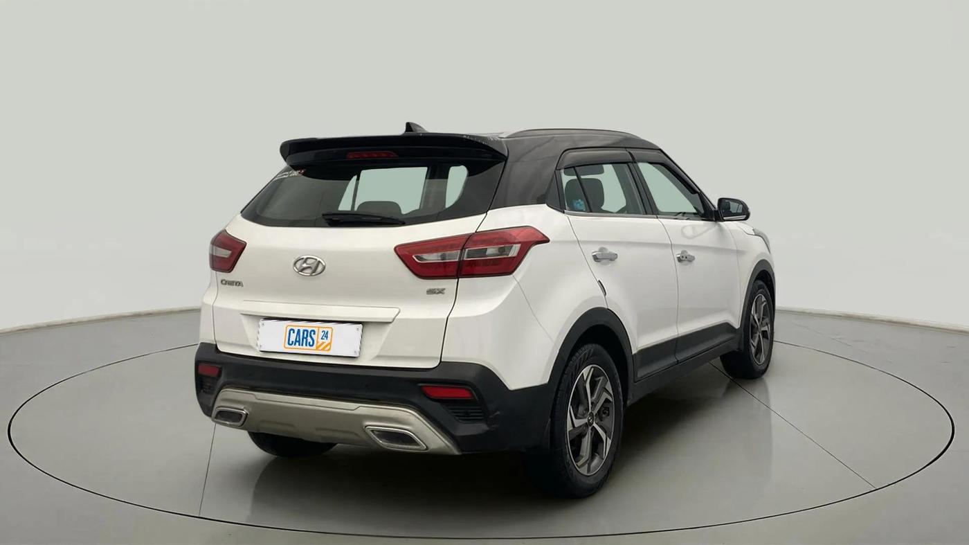 2019 Hyundai Creta SX SPORTS EDITION 1.6 DIESEL, Diesel, Manual, 72,546 km, Right Back Diagonal