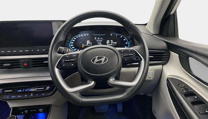 2023 Hyundai NEW I20 ASTA (O) 1.2 AT, Petrol, Automatic, 18,477 km, Steering Wheel Close Up