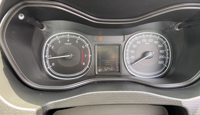 2021 Maruti Vitara Brezza LXI, Petrol, Manual, 52,425 km, Odometer Image