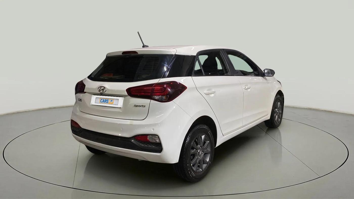 2019 Hyundai Elite i20 SPORTZ PLUS 1.2, Petrol, Manual, 18,639 km, Right Back Diagonal
