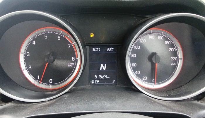 2021 Maruti Swift VXI AMT, Petrol, Automatic, 51,513 km, Odometer Image