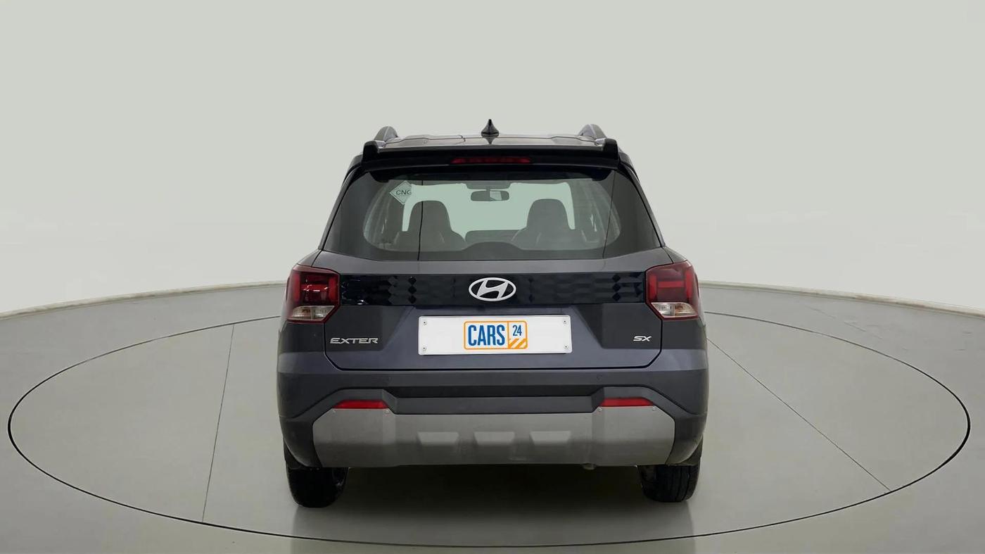 2024 Hyundai EXTER SX 1.2 CNG MT, CNG, Manual, 20,075 km, Back/Rear