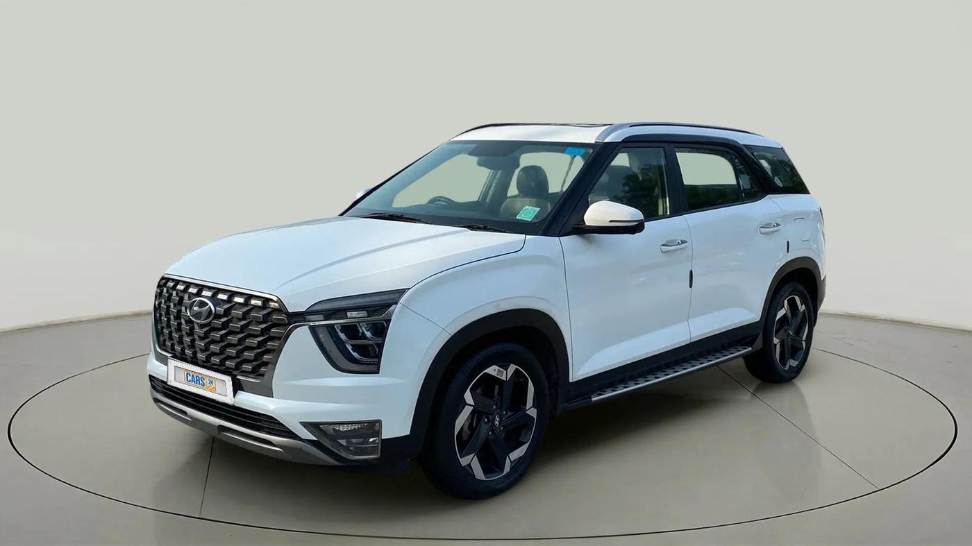 2021 Hyundai ALCAZAR PLATINUM (O) 6STR 2.0 AT, Petrol, Automatic, 84,865 km, Left Front Diagonal