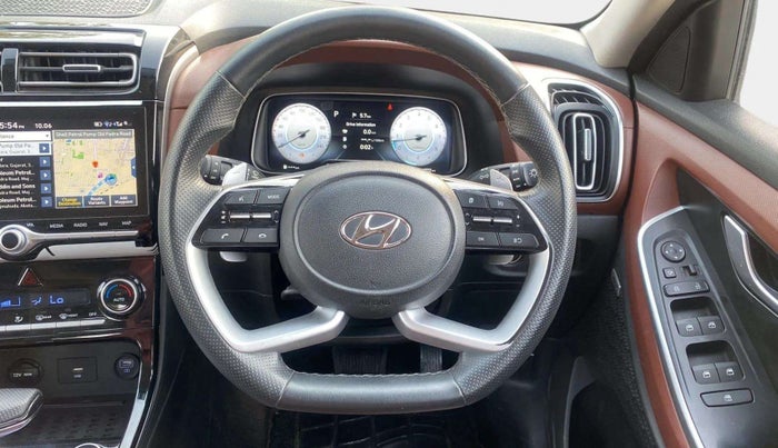 2021 Hyundai ALCAZAR PLATINUM (O) 6STR 2.0 AT, Petrol, Automatic, 84,762 km, Steering Wheel Close Up