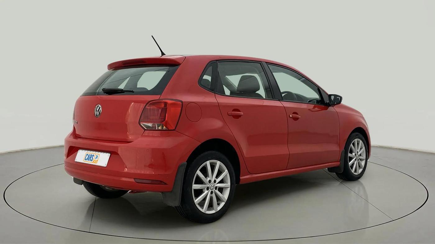 2017 Volkswagen Polo GT TSI AT, Petrol, Automatic, 76,852 km, Right Back Diagonal