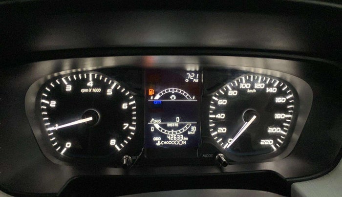 2022 Tata PUNCH ACCOMPLISHED MT, Petrol, Manual, 42,622 km, Odometer Image