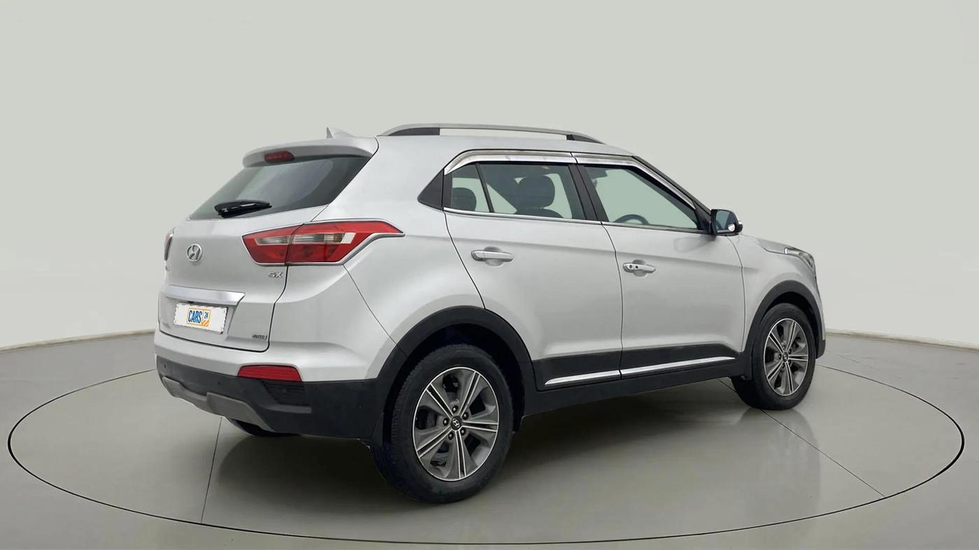 2016 Hyundai Creta SX PLUS AT 1.6 PETROL, Petrol, Automatic, 69,938 km, Right Back Diagonal