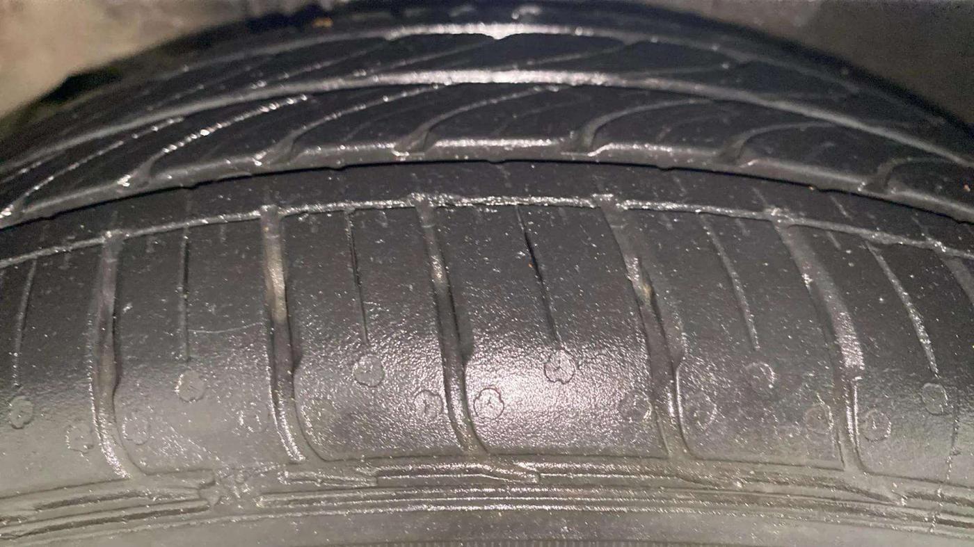 2023 Tata TIAGO NRG XZ AMT, Petrol, Automatic, 26,679 km, Left Front Tyre Tread