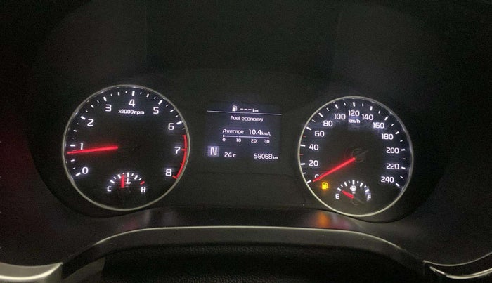 2021 KIA SELTOS HTK PLUS 1.5 IMT, Petrol, Manual, 58,048 km, Odometer Image