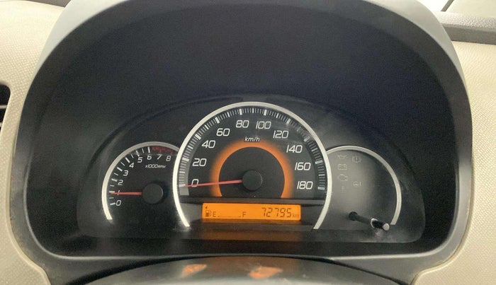 2014 Maruti Wagon R 1.0 VXI, Petrol, Manual, 72,795 km, Odometer Image