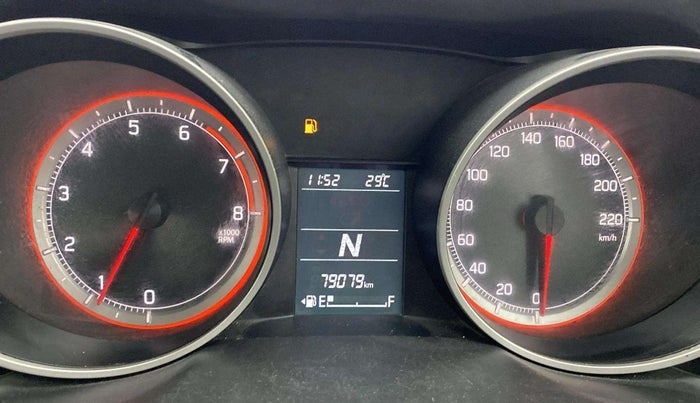 2018 Maruti Swift ZXI AMT, Petrol, Automatic, 79,075 km, Odometer Image