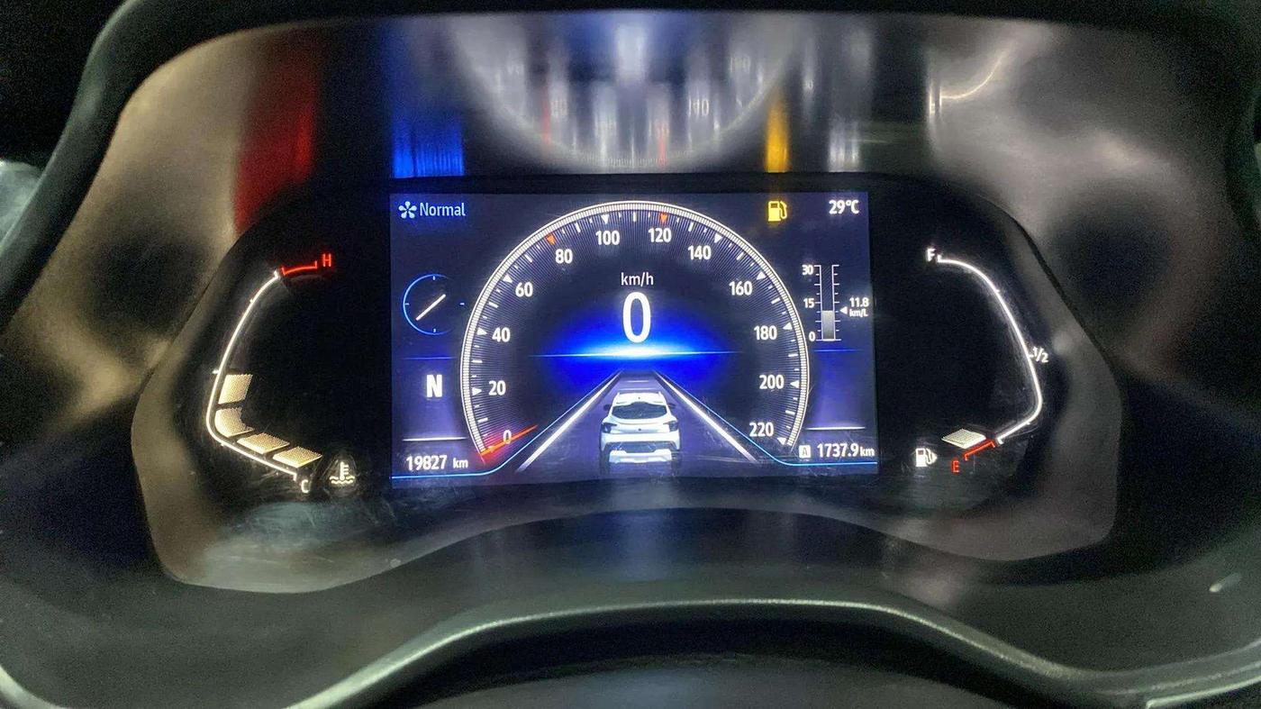 2022 Renault Kiger RXZ AMT, Petrol, Automatic, 19,802 km, Odometer Image