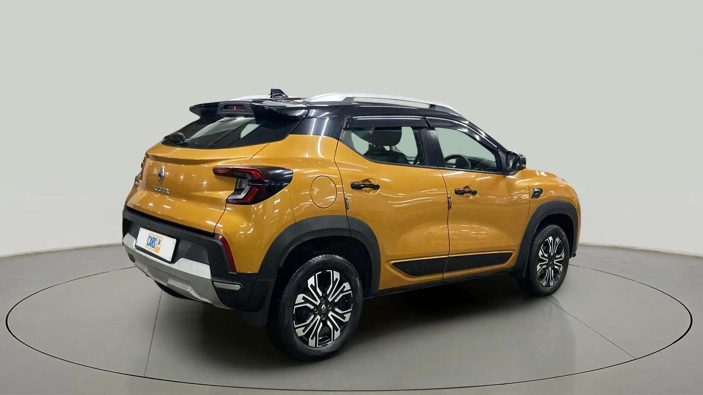 2022 Renault Kiger RXZ AMT, Petrol, Automatic, 19,802 km, Right Back Diagonal