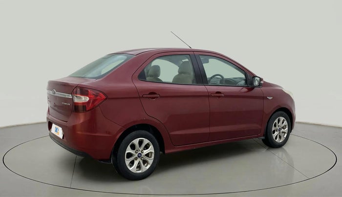 2016 Ford Figo Aspire TITANIUM 1.2 PETROL, Petrol, Manual, 66,568 km, Right Back Diagonal