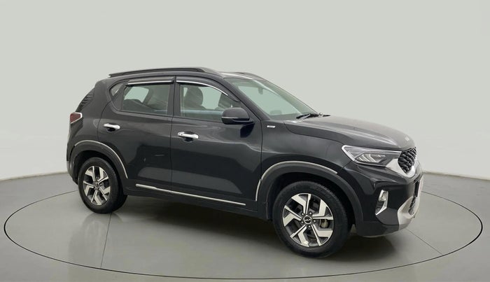 2021 KIA SONET HTX 1.0 IMT, Petrol, Manual, 28,014 km, Right Front Diagonal