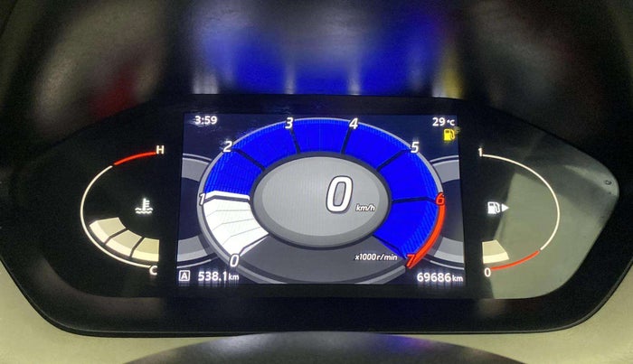 2021 Nissan MAGNITE XV DUAL TONE, Petrol, Manual, 69,678 km, Odometer Image