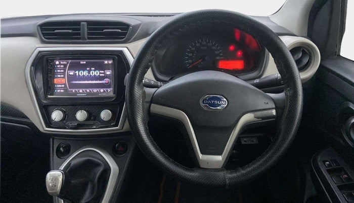 2019 Datsun Go Plus A(O), Petrol, Manual, 90,308 km, Steering Wheel Close Up