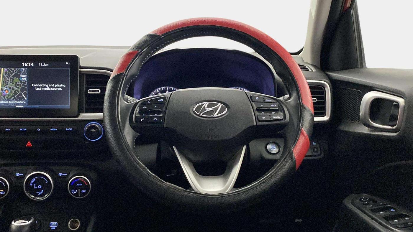 2019 Hyundai VENUE SX PLUS 1.0 TURBO DCT, Petrol, Automatic, 20,525 km, Steering Wheel Close Up