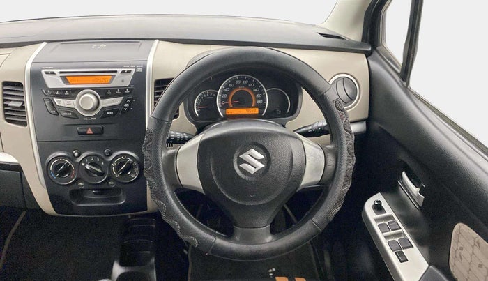 2014 Maruti Wagon R 1.0 VXI, Petrol, Manual, 78,636 km, Steering Wheel Close Up