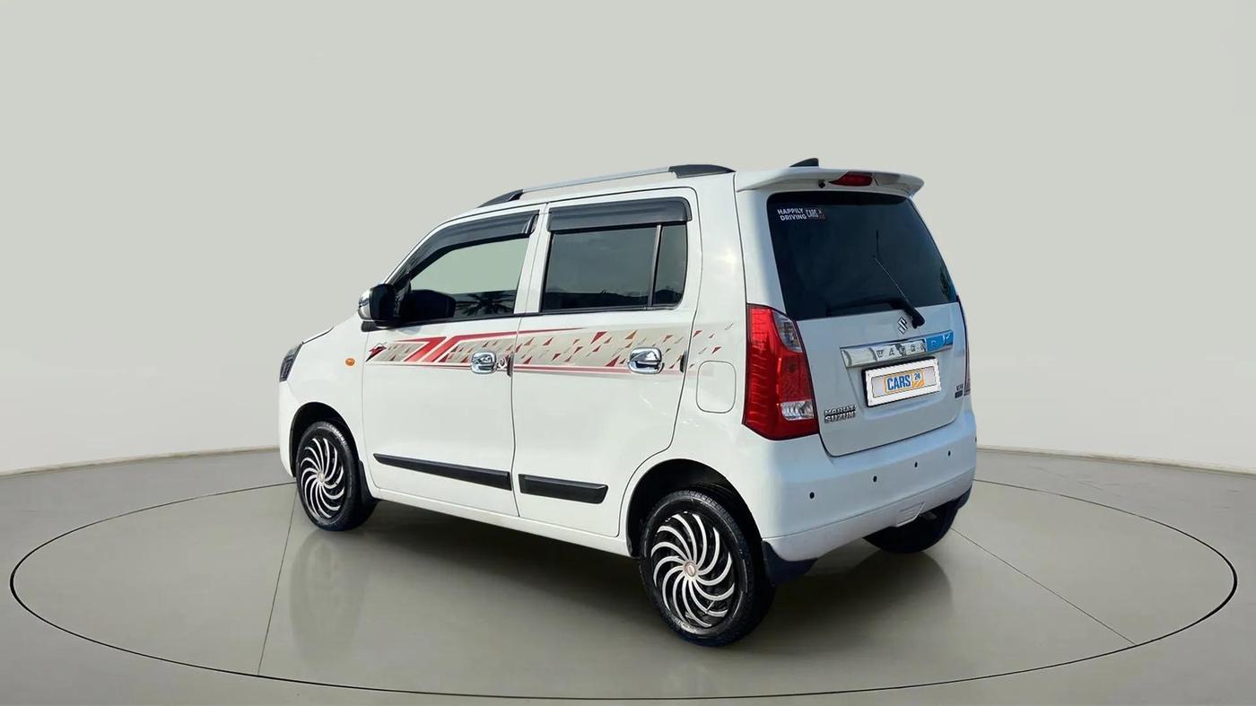 2018 Maruti Wagon R 1.0 VXI (O) AMT, Petrol, Automatic, 86,356 km, Left Back Diagonal