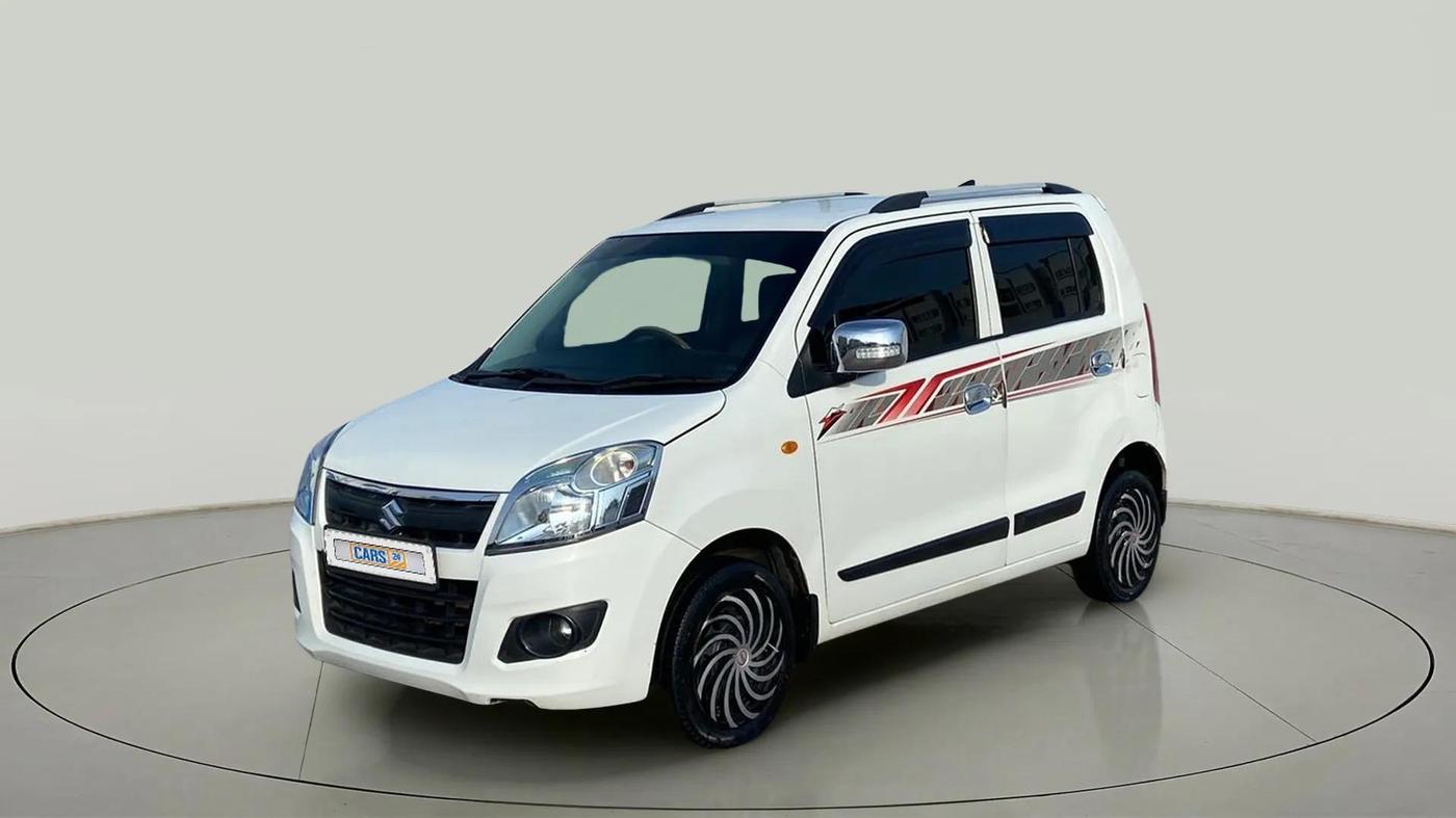 2018 Maruti Wagon R 1.0 VXI (O) AMT, Petrol, Automatic, 86,356 km, Left Front Diagonal