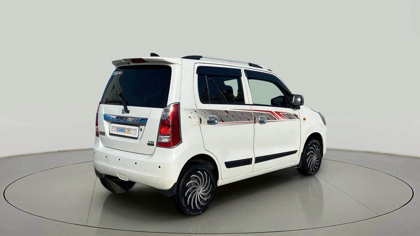 2018 Maruti Wagon R 1.0 VXI (O) AMT, Petrol, Automatic, 86,356 km, Right Back Diagonal
