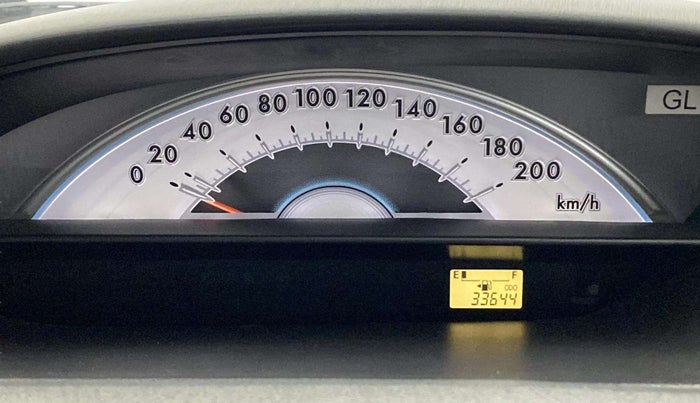 2012 Toyota Etios Liva G, Petrol, Manual, 33,636 km, Odometer Image