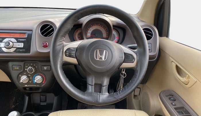 2014 Honda Brio S MT, Petrol, Manual, 59,779 km, Steering Wheel Close Up