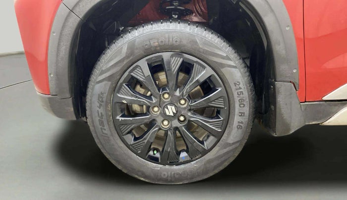 2021 Maruti Vitara Brezza ZXI, Petrol, Manual, 35,518 km, Left Front Wheel