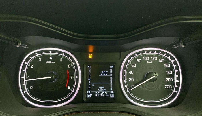 2021 Maruti Vitara Brezza ZXI, Petrol, Manual, 35,518 km, Odometer Image