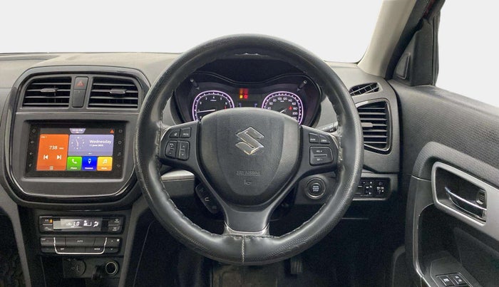 2021 Maruti Vitara Brezza ZXI, Petrol, Manual, 35,518 km, Steering Wheel Close Up