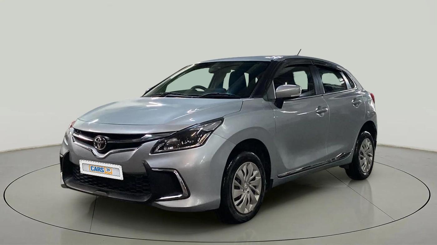 2023 Toyota Glanza S, Petrol, Manual, 10,659 km, Left Front Diagonal