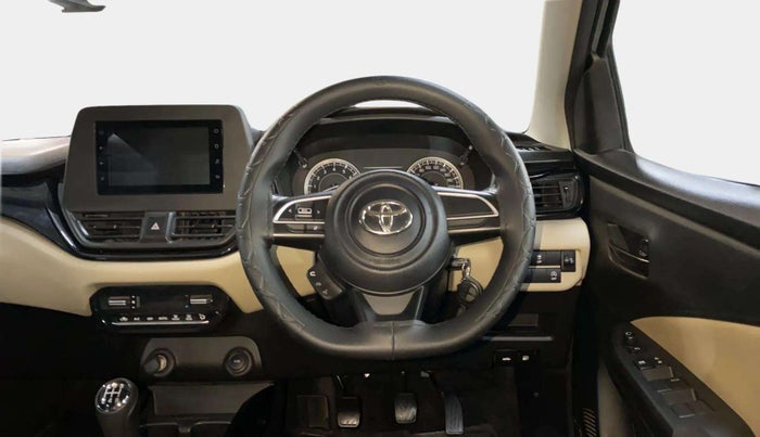 2023 Toyota Glanza S, Petrol, Manual, 10,633 km, Steering Wheel Close Up