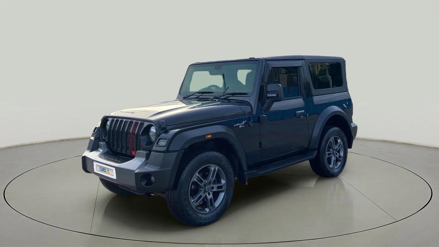 2022 Mahindra Thar LX PETROL HT 4WD AT, Petrol, Automatic, 32,329 km, Left Front Diagonal