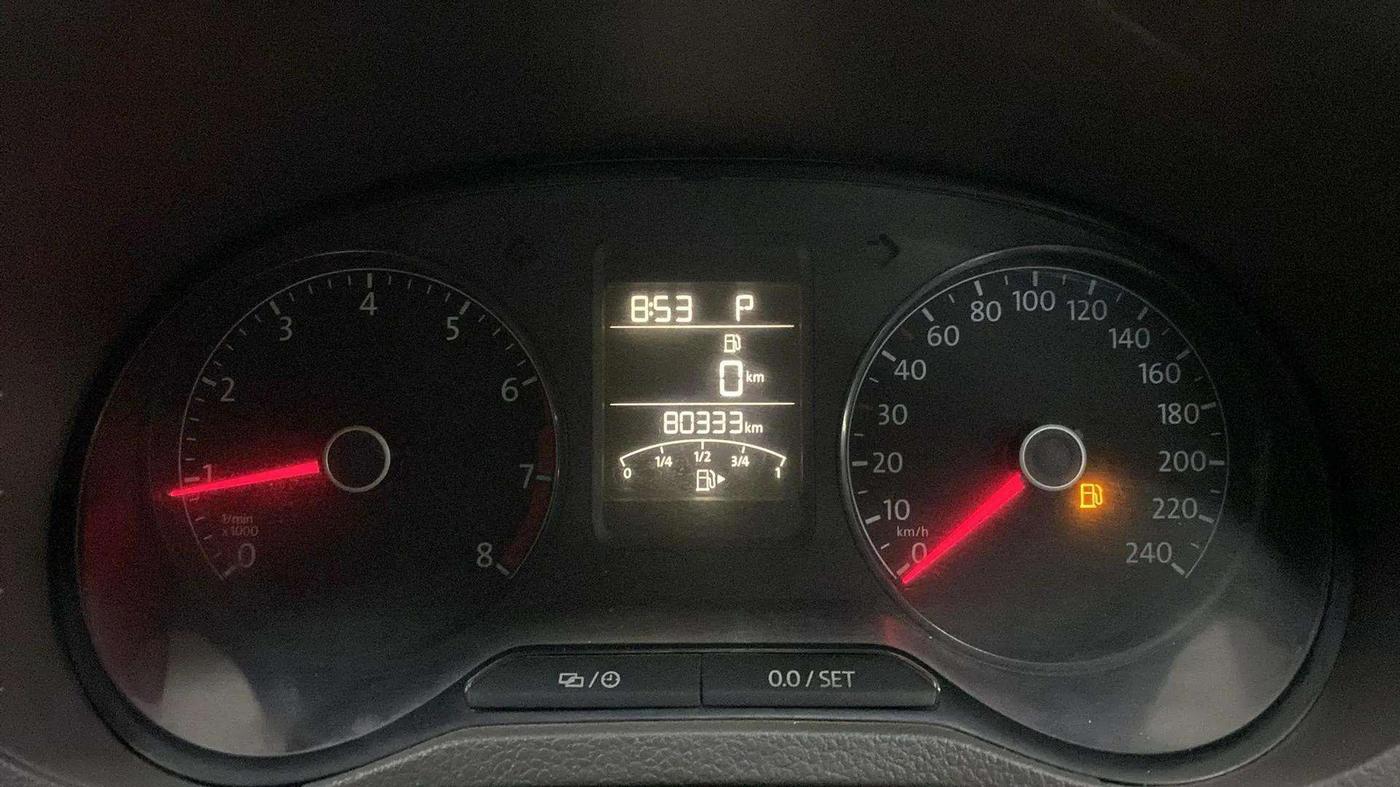 2017 Volkswagen Vento HIGHLINE PETROL AT, Petrol, Automatic, 80,342 km, Odometer Image