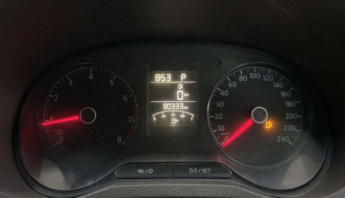 2017 Volkswagen Vento HIGHLINE PETROL AT, Petrol, Automatic, 80,342 km, Odometer Image