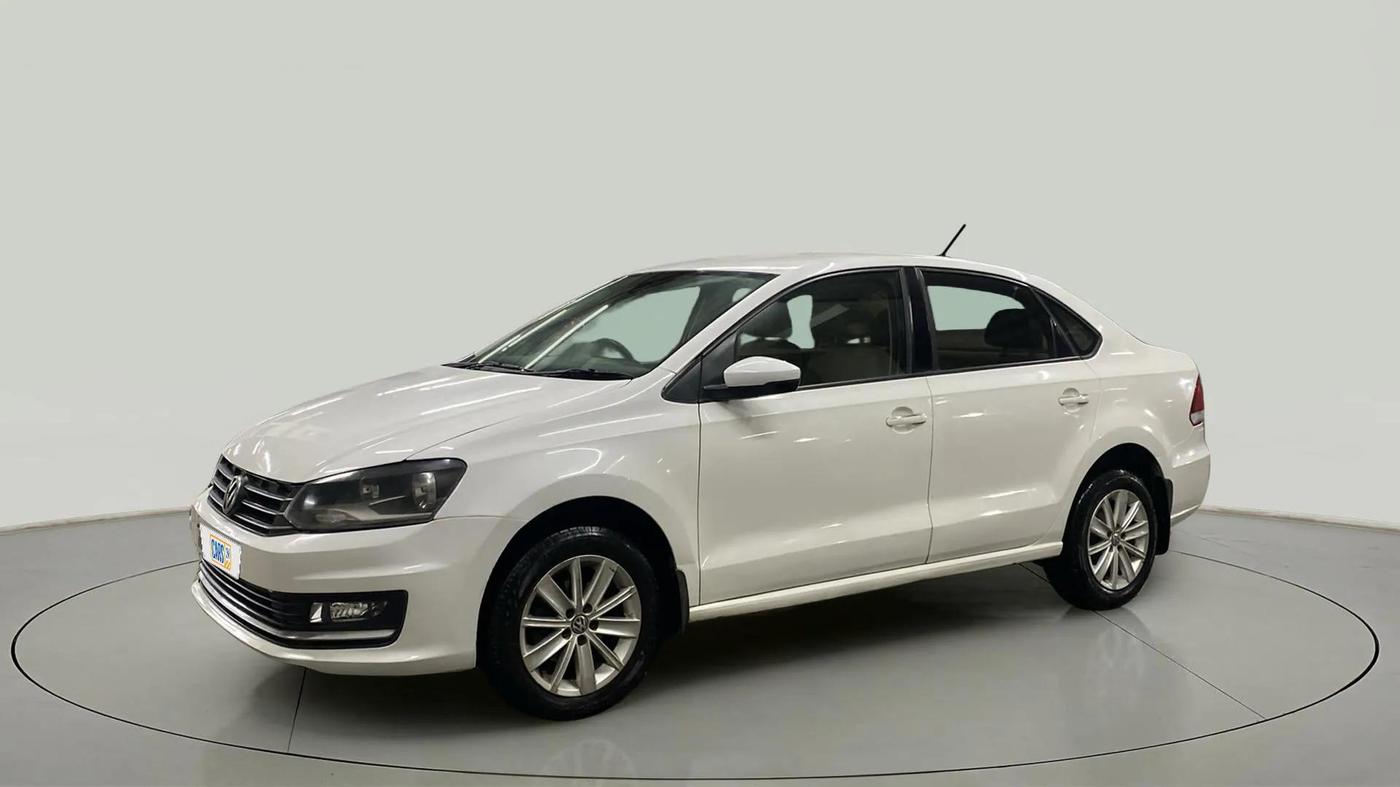 2017 Volkswagen Vento HIGHLINE PETROL AT, Petrol, Automatic, 80,342 km, Left Front Diagonal