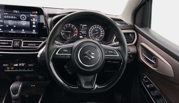 2023 Maruti FRONX ALPHA 1.0L TURBO 6 AT, Petrol, Automatic, 9,223 km, Steering Wheel Close Up