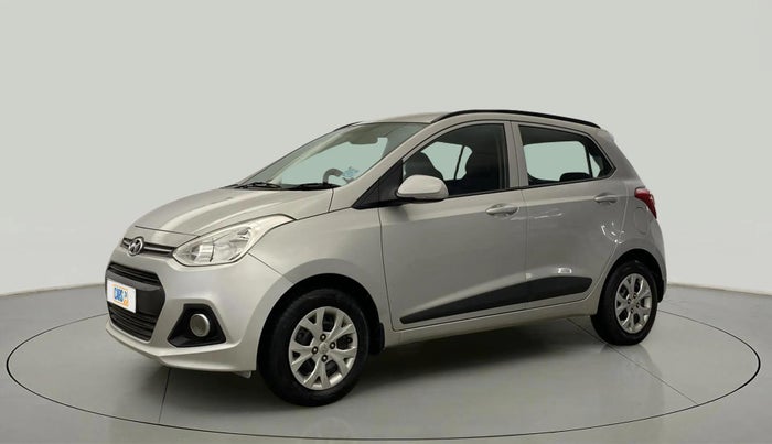 2015 Hyundai Grand i10 SPORTZ 1.2 KAPPA VTVT, Petrol, Manual, 20,819 km, Left Front Diagonal