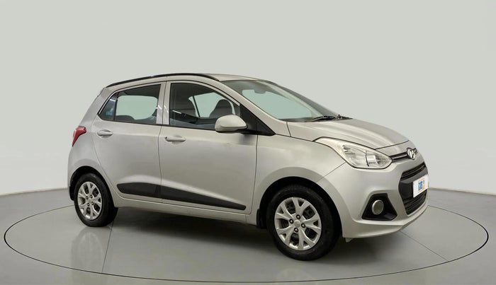 2015 Hyundai Grand i10 SPORTZ 1.2 KAPPA VTVT, Petrol, Manual, 20,819 km, Right Front Diagonal