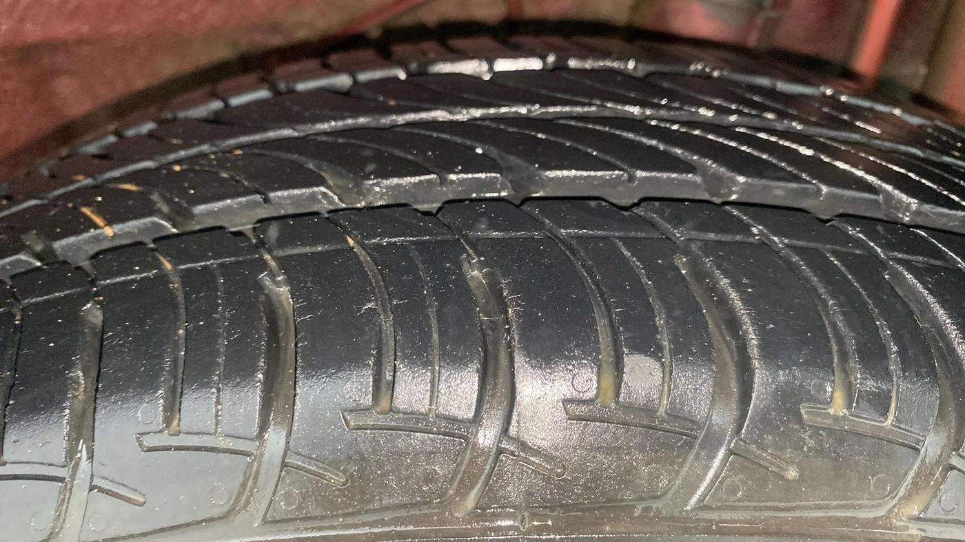 2019 Datsun Go T, Petrol, Manual, 6,443 km, Left Rear Tyre Tread