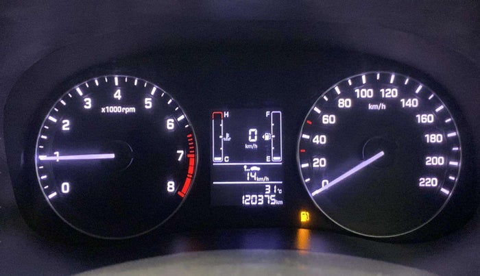 2016 Hyundai Creta BASE 1.6 PETROL, CNG, Manual, 1,20,376 km, Odometer Image