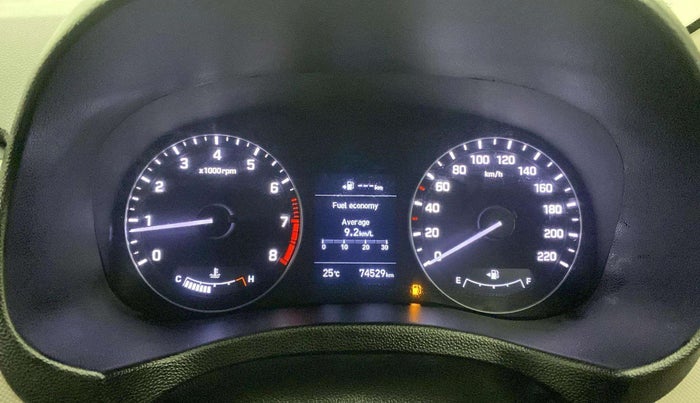 2018 Hyundai Creta SX (O) 1.6 PETROL, Petrol, Manual, 74,533 km, Odometer Image