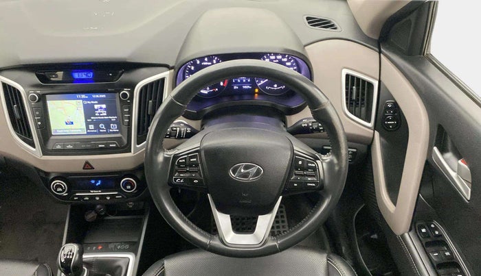 2018 Hyundai Creta SX (O) 1.6 PETROL, Petrol, Manual, 74,533 km, Steering Wheel Close Up